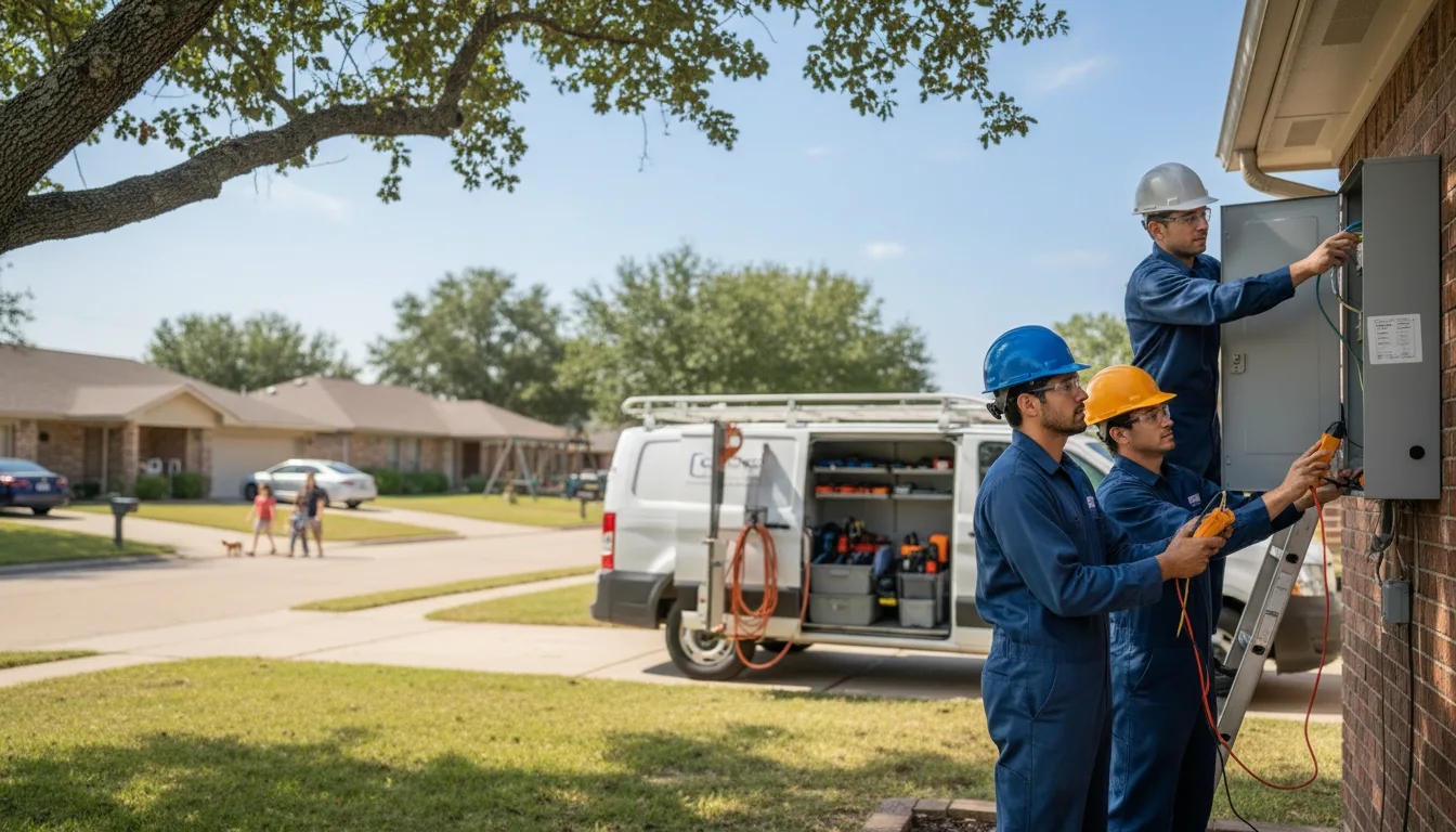 Certified electrician providing emergency electrical services in Loyal, OK